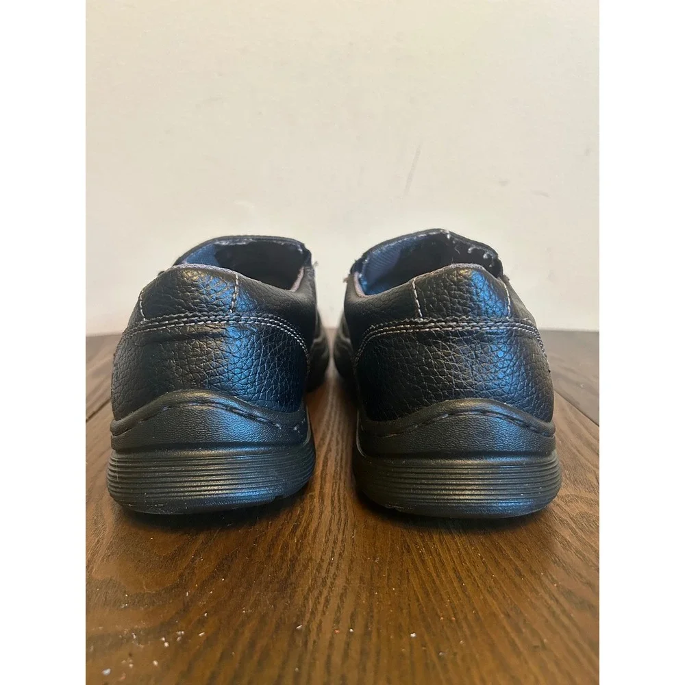 DR. Martens Black Leather Foster Slip On Pebble Sport Loafers Men's Size 11